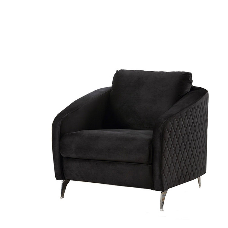 Mercer41 Korede Velvet Armchair Wayfair